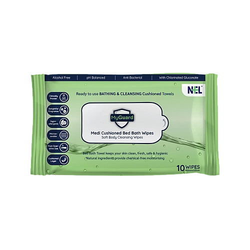 MyGuard Bed Bath Wipes