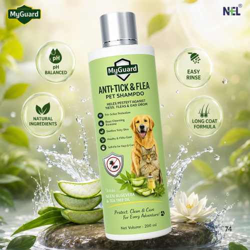 Anti-Tick & Flea Pet Shampoo