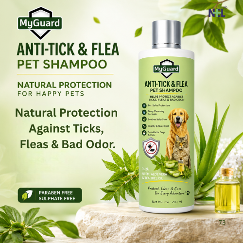 Anti-Tick & Flea Pet Shampoo