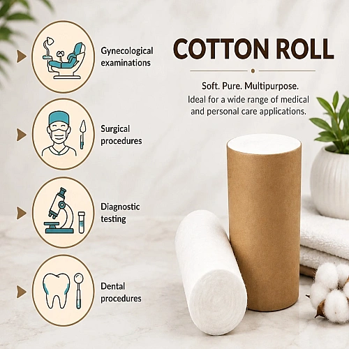 Absorbent Cotton  Wool Roll