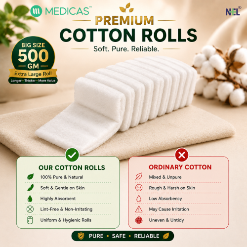 Zigzag Cotton Wool Roll