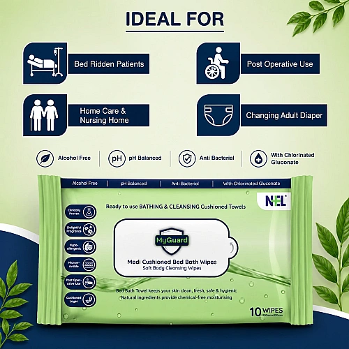 Adult Bed Bath Wipes