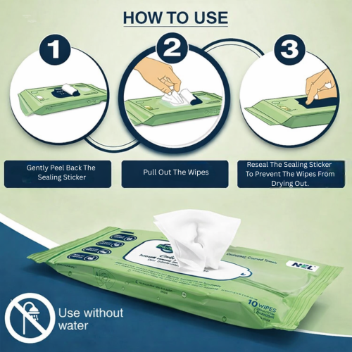 Adult Bed Bath Wipes